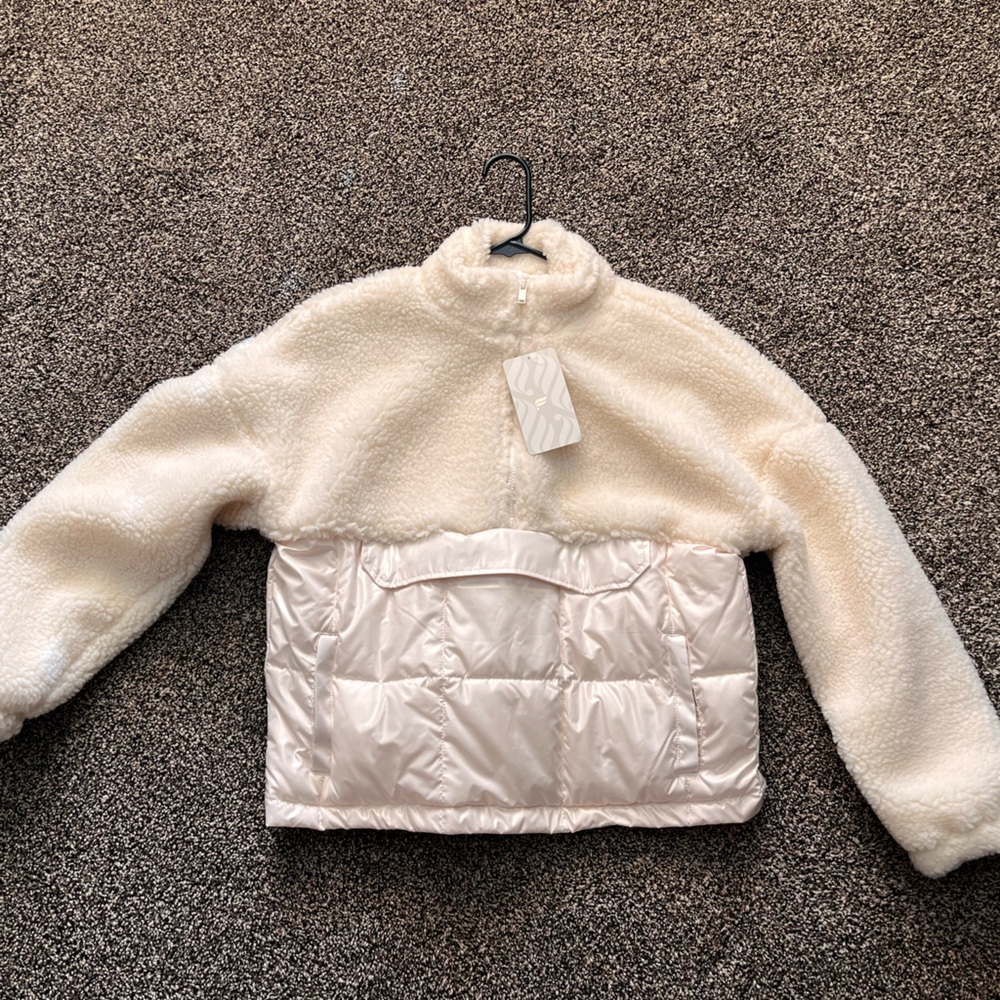 Fabletics Nelly Miced Media Half Zip. Size small/6